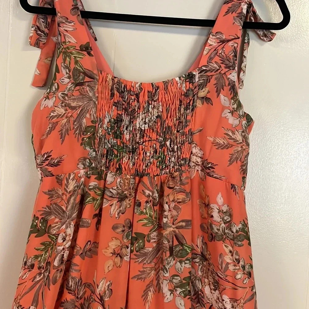 Melonie T Sleeveless Floral Dress. Maxi Sz 14 - Picture 7 of 12